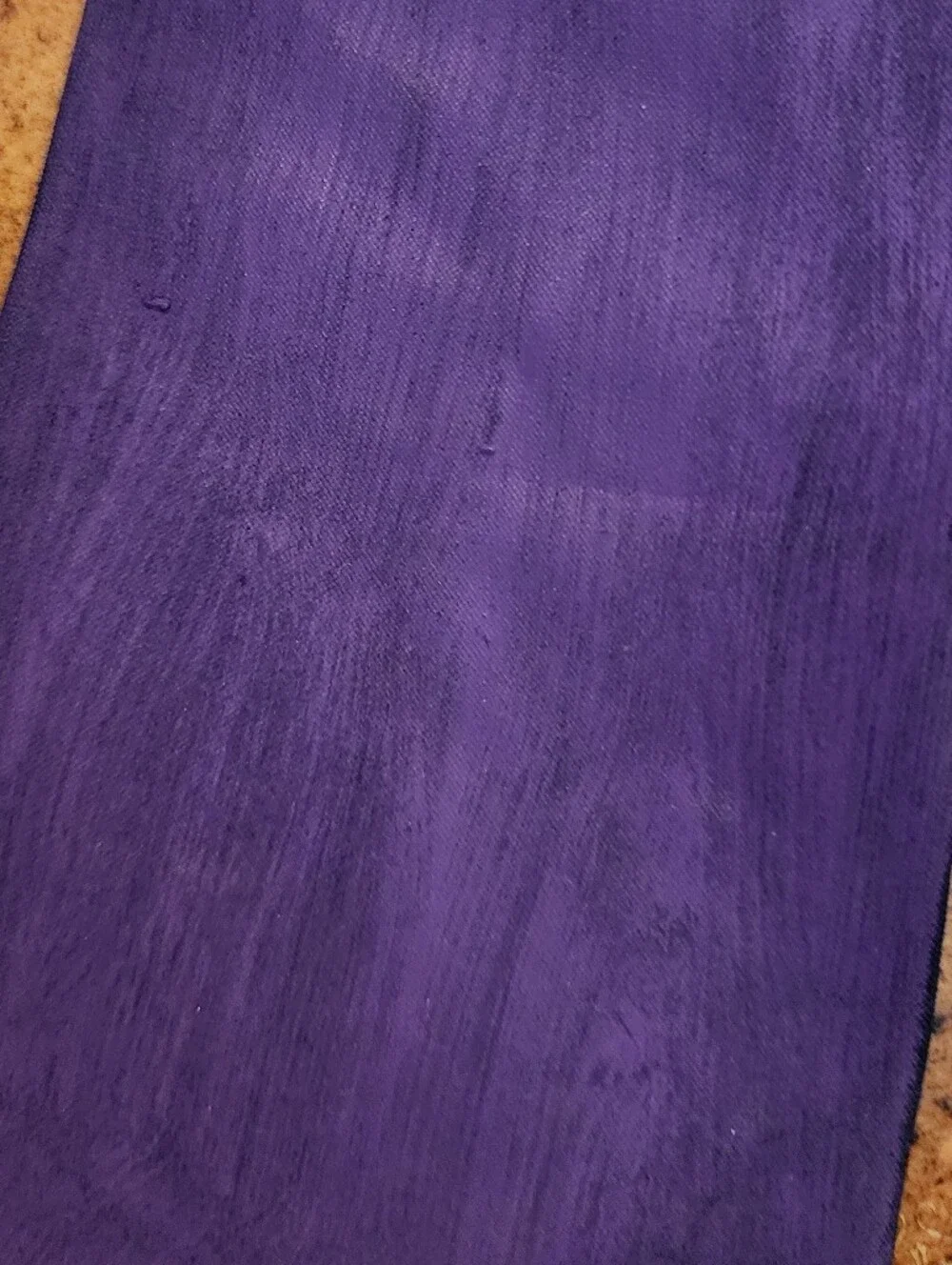 aUniform Purple Men’s Tie 100% Polyester Artistic Brushed Tonal Design